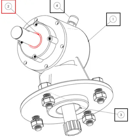 Mahindra Tractor Input Shaft Seal RW201 Mahindra Direct Parts