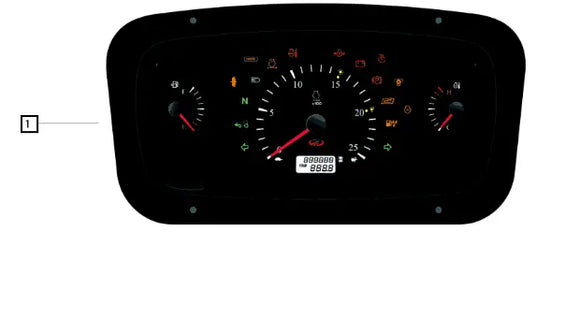 Mahindra Tractor Instrument Cluster H07708715U91 Mahindra Direct Parts