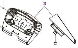 Mahindra Tractor Instrument / Gauge Cluster 007708579U91 Mahindra Direct Parts