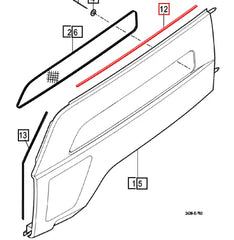 Mahindra Tractor Insulator - Top Side of Hood Panel 14726010100
