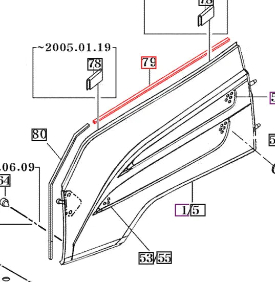 Mahindra Tractor Insulator - Top Side of Hood Panel 14726010100 Mahindra Direct Parts