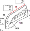 Mahindra Tractor Insulator - Top Side of Hood Panel 14726010100 Mahindra Direct Parts