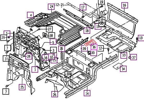 Mahindra Tractor Insulator (p/d- Lever) For 35 16606300041 Mahindra Direct Parts