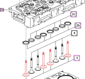 Mahindra Tractor Intake Valve 000022005RD Mahindra Direct Parts