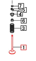 (Limited Availability) Mahindra Tractor Intake Valve 31A0440100