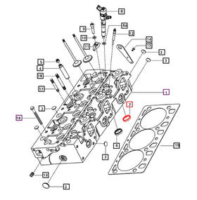 Mahindra Tractor Intake Valve Seat 000020069E05 Mahindra