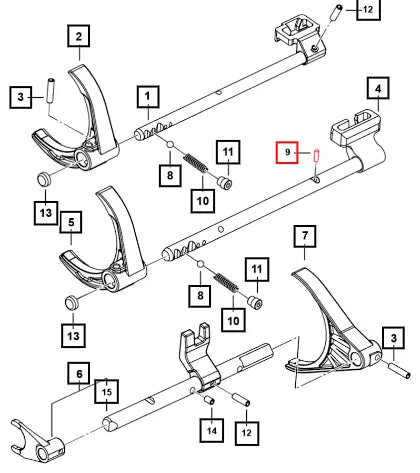 Mahindra Tractor Interlock Pin 4x12 0703CD1060N Mahindra Direct Parts