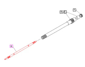 Mahindra Tractor Internal Clutch Shaft 006505563C1 Mahindra
