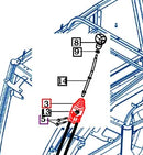 Mahindra Tractor Joystick Base 19167752200 Mahindra Direct Parts