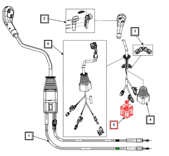 Mahindra Tractor Joystick Base KMW14083081 Mahindra