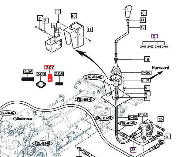 Mahindra Tractor Joystick Cable Connector 8830586 Mahindra Direct Parts