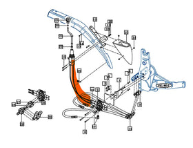 Mahindra Tractor Joystick Cable Longer 85833005021 Mahindra