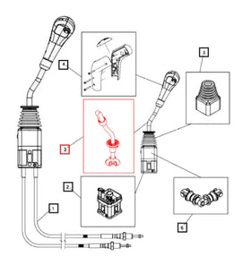 Mahindra Tractor Joystick Lever KMW14083107 Mahindra