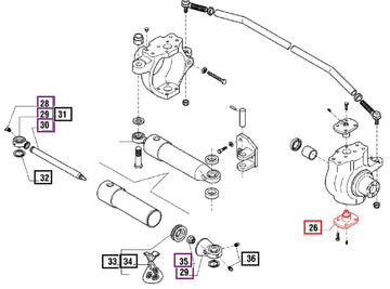 Mahindra Tractor King Pin 006500387C1 Mahindra Direct Parts