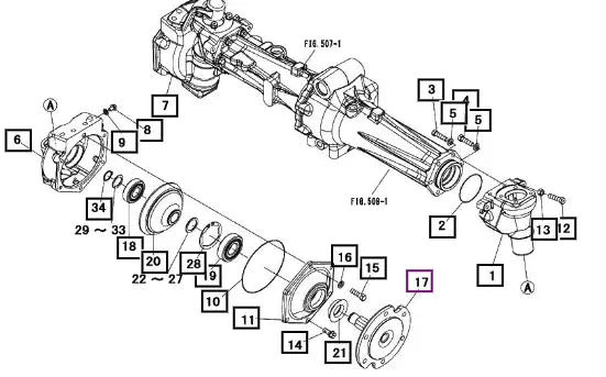 Mahindra Tractor Kingpin Rh Assy M 1626 19453191000 Mahindra Direct Parts
