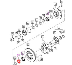 Mahindra Tractor Kit Bearing Inner 0019407I
