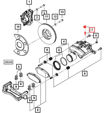 Mahindra Tractor Kit Bleed Screw 0603BAB00890N Mahindra Direct Parts