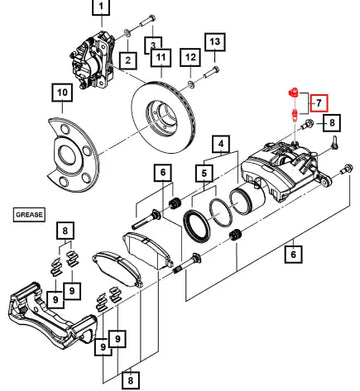 Mahindra Tractor Kit Bleed Screw 0603BAB00890N Mahindra Direct Parts