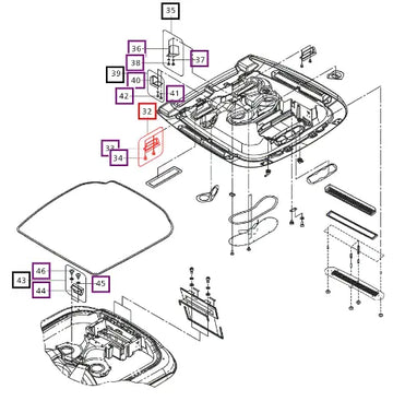 Mahindra Tractor Kit - Seal Cover Front E007518234D1 Mahindra Direct Parts