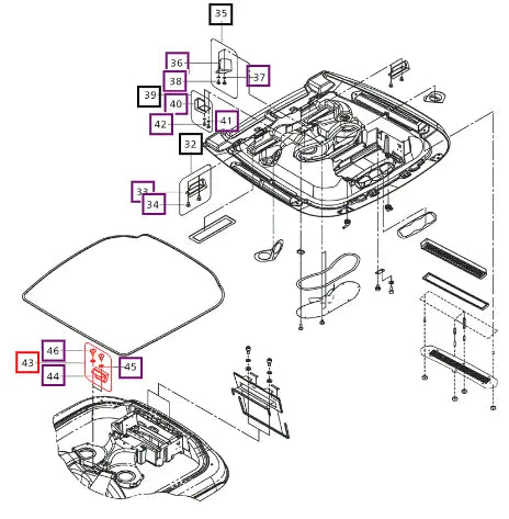 Mahindra Tractor Kit - Seal Cover Middle Center E007518243D1 Mahindra Direct Parts