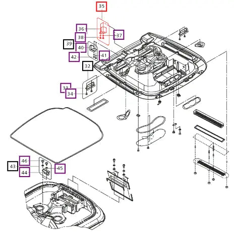 Mahindra Tractor Kit - Seal Cover Middle Lh E007518237D1 Mahindra Direct Parts