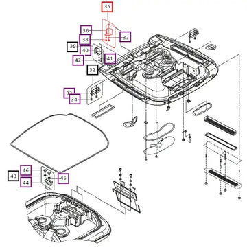 Mahindra Tractor Kit - Seal Cover Middle Lh E007518237D1 Mahindra Direct Parts