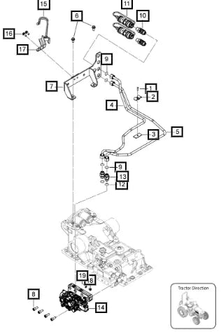 Mahindra Tractor Kit Seal Stack (aux. Valve) 007216255V91 Mahindra Direct Parts