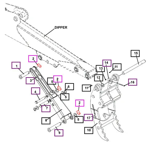 Mahindra Tractor Klick Pin ATI10044 Mahindra Direct Parts