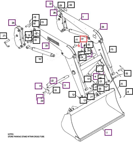 Mahindra Tractor Klik Pin 5/16 X 2.34 Id BUH814546 Mahindra Direct Parts