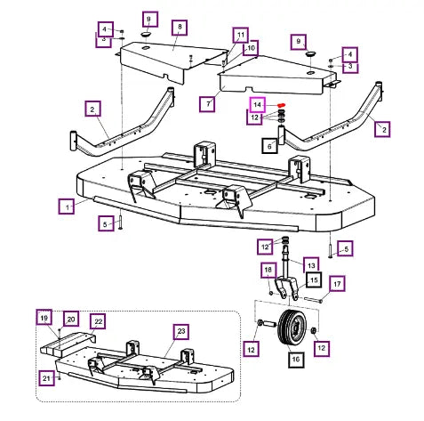 Mahindra Tractor Klik Pin L1005000653 Mahindra Direct Parts