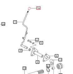 Mahindra Tractor Knob - PTO Shifter 005557109R4