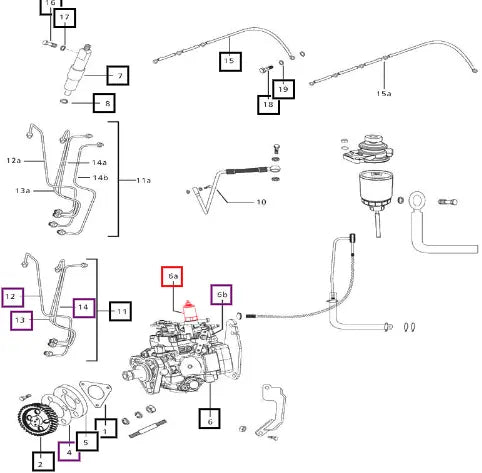 Mahindra Tractor Ksb Electronic Rotary Fip 006009969D1 Mahindra Direct Parts