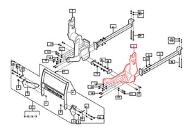 Mahindra Tractor LH Left Loader Mount 85711001001GB Mahindra