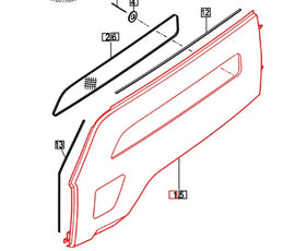 Mahindra Tractor LH Left Side Panel / Cover 12626013000MR Mahindra