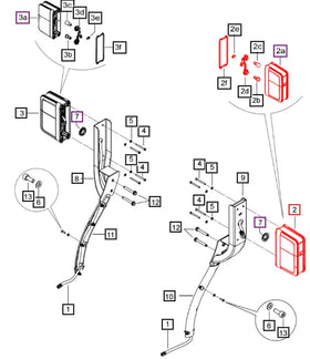 Mahindra Tractor LH Tail Light H07706615D91 Mahindra