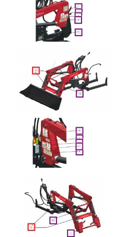 Mahindra Tractor Label Mahindra CJSX12B01330N Mahindra Direct Parts