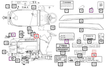 Mahindra Tractor Label S 16058764001 Mahindra Direct Parts
