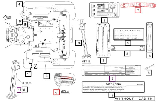 Mahindra Tractor Label Sub H 19028716000 Mahindra Direct Parts
