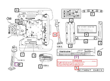 Mahindra Tractor Label Warning 19028765000 Mahindra Direct Parts
