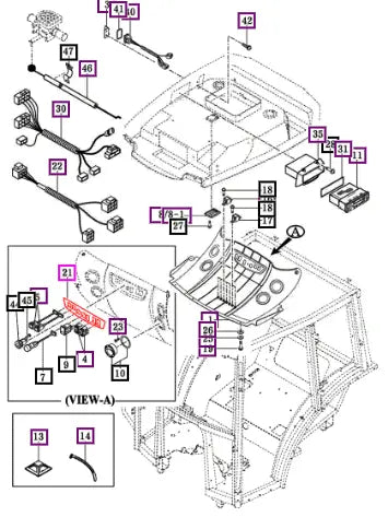 Mahindra Tractor Label, Air Condition 17687021990 Mahindra Direct Parts