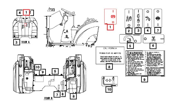 Mahindra Tractor Label, Brake 19488761000 Mahindra Direct Parts