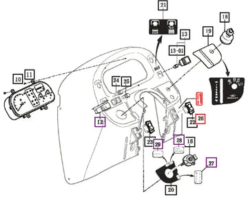 Mahindra Tractor Label, Cruise(+.-) 15539040150 Mahindra Direct Parts