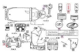 Mahindra Tractor Label, Declutch 19572721000 Mahindra Direct Parts