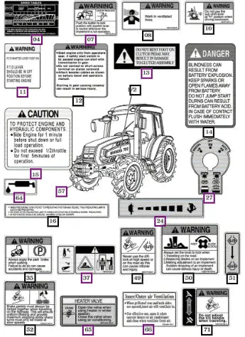 Mahindra Tractor Label, Internet 16999010030 Mahindra Direct Parts