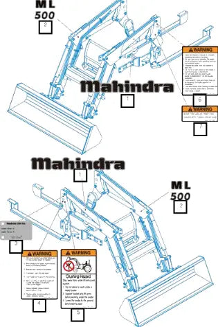 Mahindra Tractor Label, M Force 0.15t 84905000032 Mahindra Direct Parts