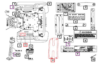 Mahindra Tractor Label, Main 19488711000 Mahindra Direct Parts