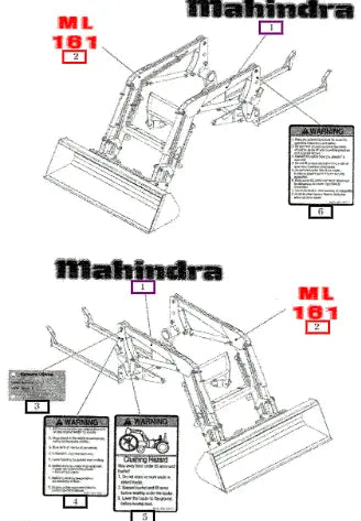 Mahindra Tractor Label, Name 0.15t 86105000020 Mahindra Direct Parts