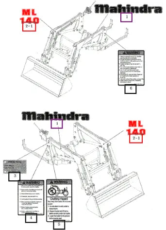 Mahindra Tractor Label, Name (ml140) 0.15t 85705000020 Mahindra Direct Parts