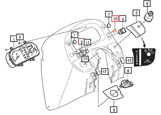 Mahindra Tractor Label, Pto 14527078550 Mahindra Direct Parts