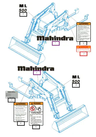 Mahindra Tractor Label, Warning (no Towing), 0.15t 85405000080 Mahindra Direct Parts